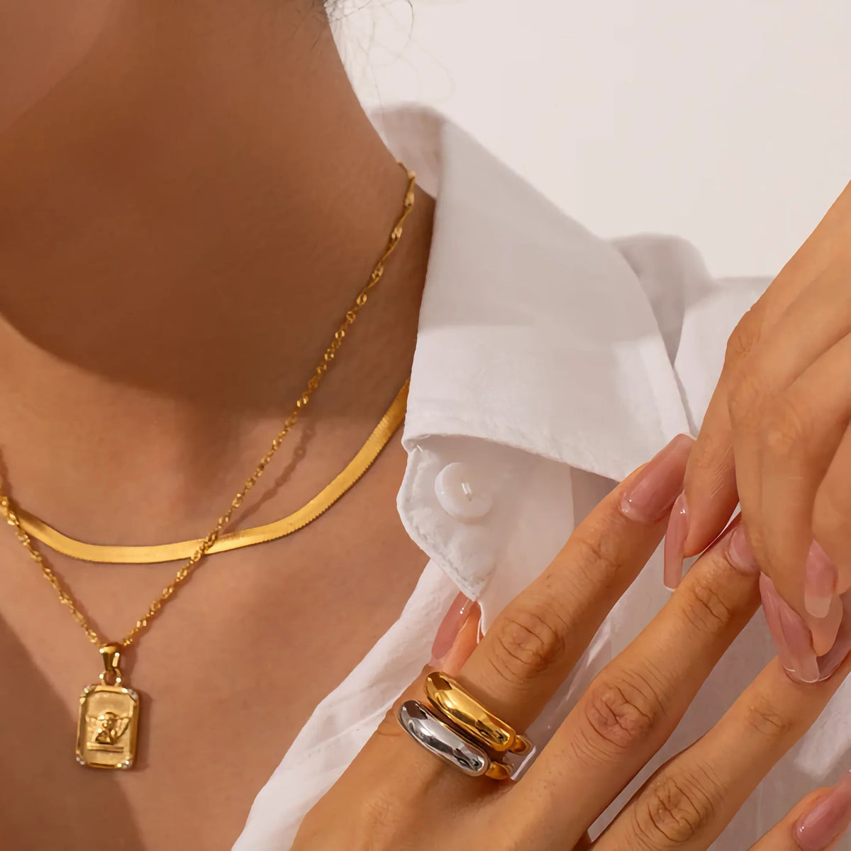 [AuraEcho]Emeline Gold Ring