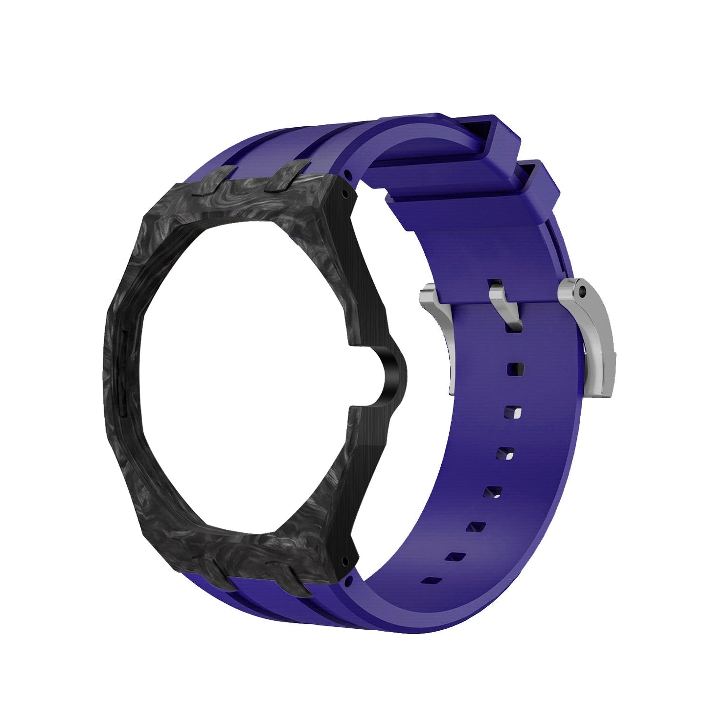 Royal Oak Pop Exclusive Carbon‑fiber Case & Silicone Strap