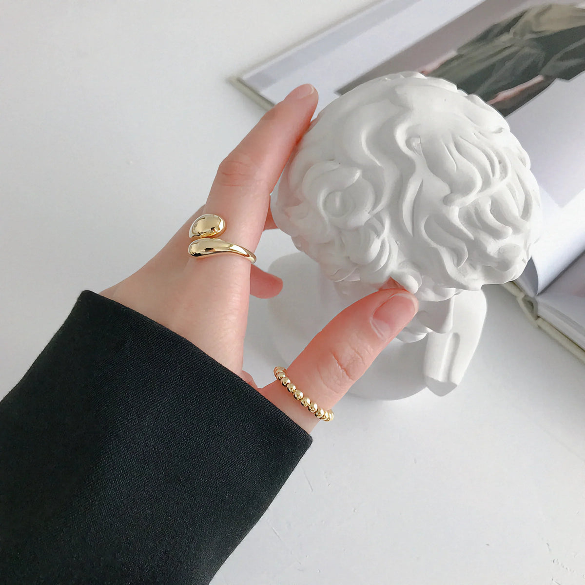 [AuraEcho]Cora Gold Ring