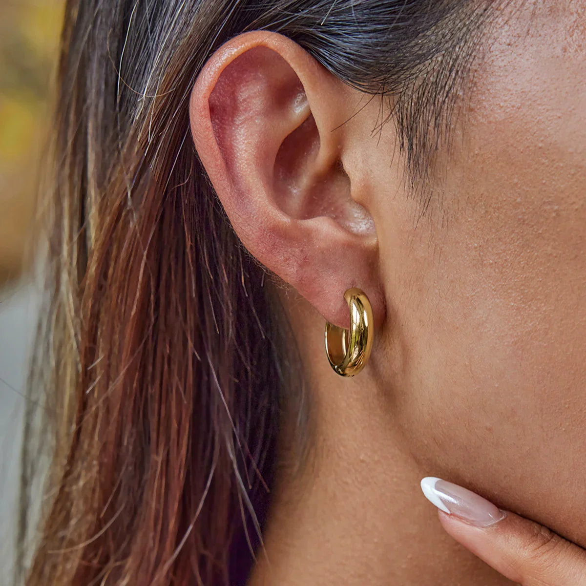 [AuraEcho]Clarabelle Staple Gold Hoops Bundle