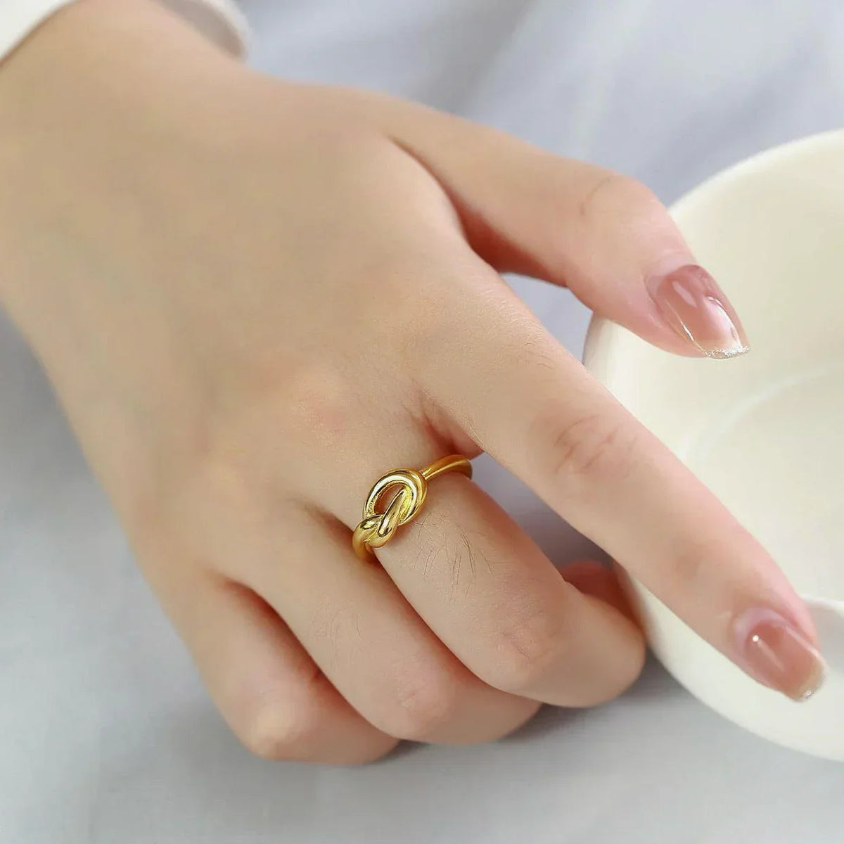 [AuraEcho]Bellara Gold Knot Ring