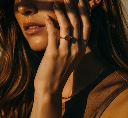 [AuraEcho]Bellara Gold Knot Ring