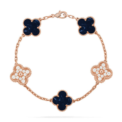 [AuraEcho]CLOVER 5 MOTIF PIETERSITE BRACELET COLLECTION