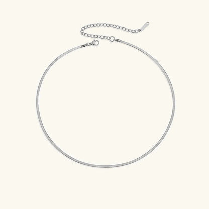 [AuraEcho]Elizabeth Gold Herringbone Necklace