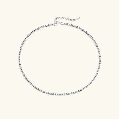 [AuraEcho]Danica Box Chain Gold Necklace