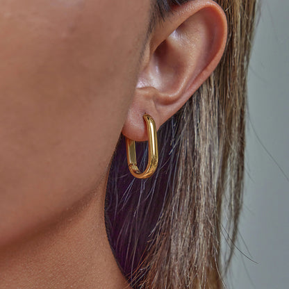 [AuraEcho]Clarabelle Staple Gold Hoops Bundle