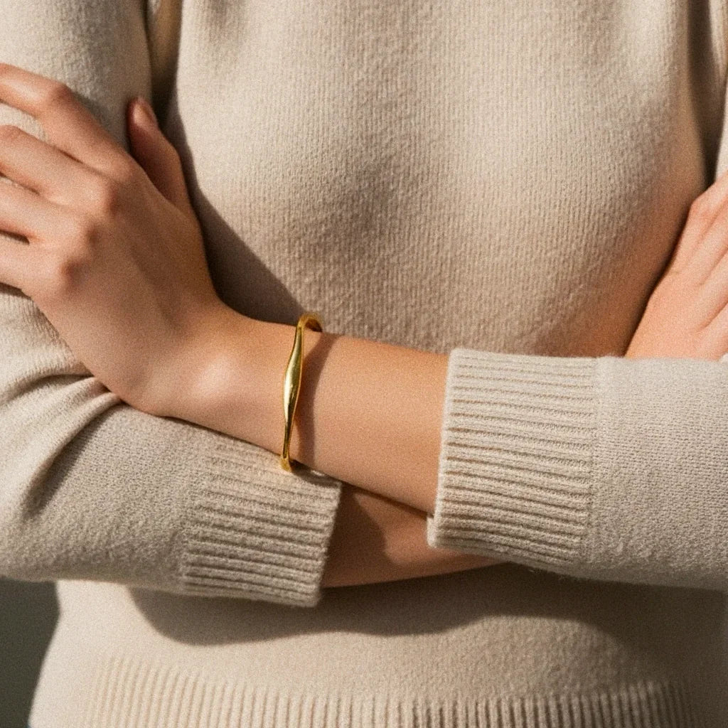 [AuraEcho]Tiffany Gold Bangle