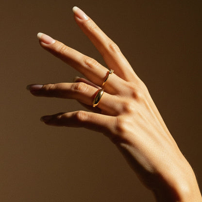 [AuraEcho]Emeline Gold Ring