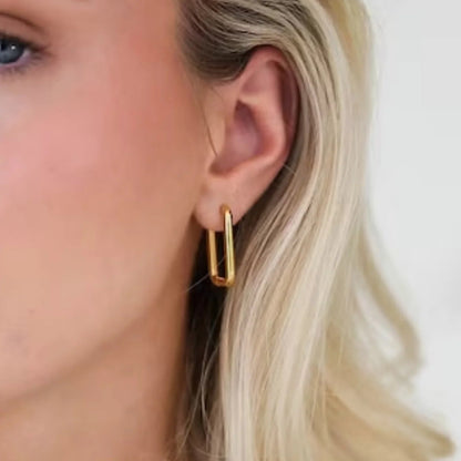 [AuraEcho]Ambrielle Gold U Hoops