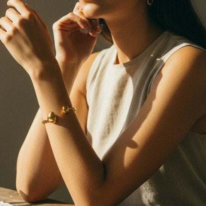 [AuraEcho]Mallory Minimalist Gold Cuff