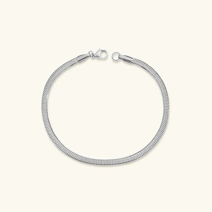 [AuraEcho]Vida Gold Herringbone Bracelet