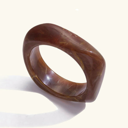 [AuraEcho]Kaitlyn Chunky Acrylic Bangle