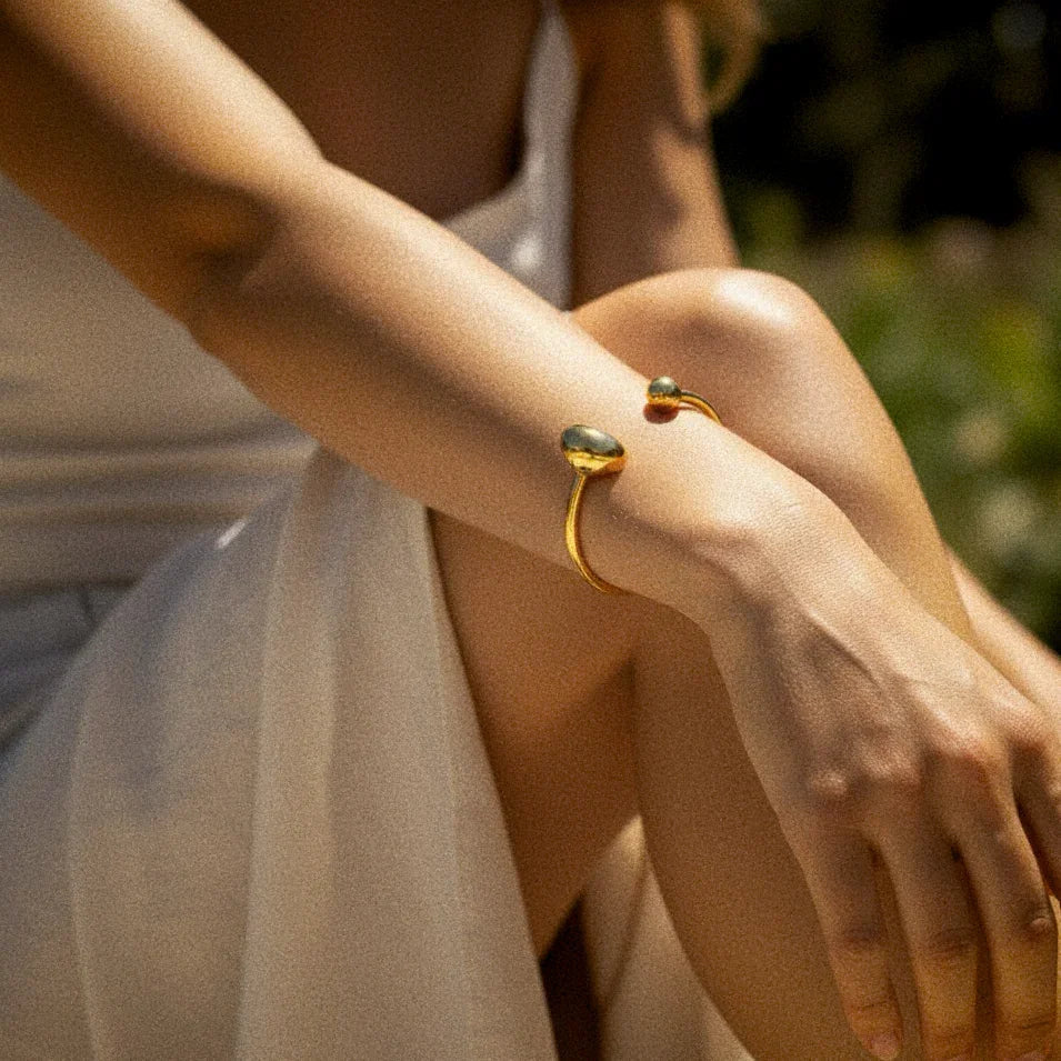 [AuraEcho]Mallory Minimalist Gold Cuff
