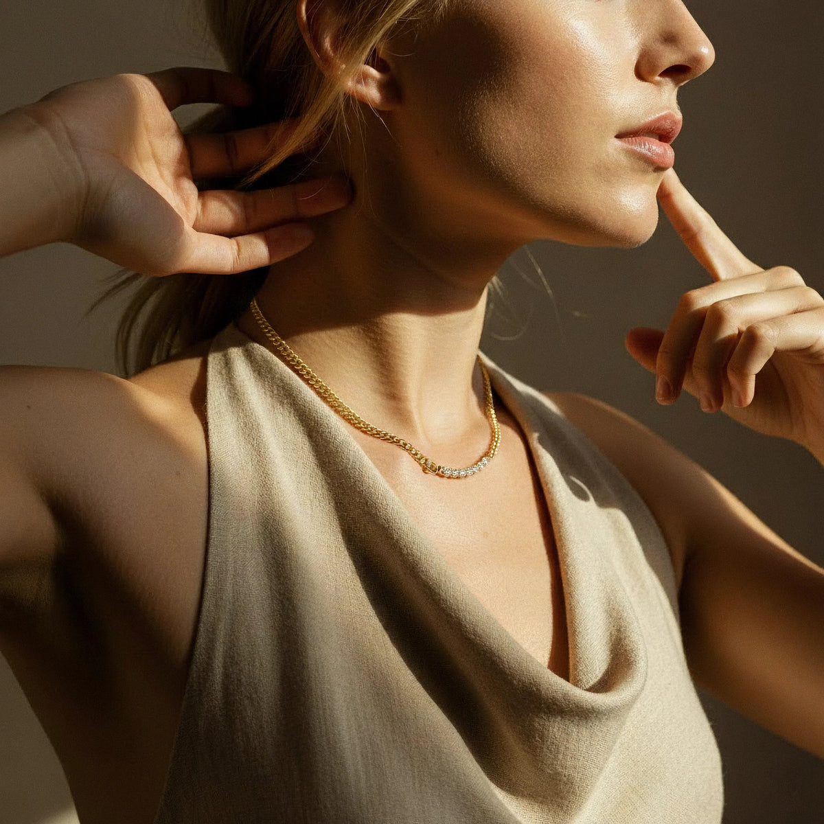 [AuraEcho]Maelle Diamond Necklace