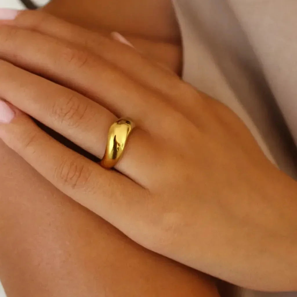 [AuraEcho]Lana Formless Gold Ring