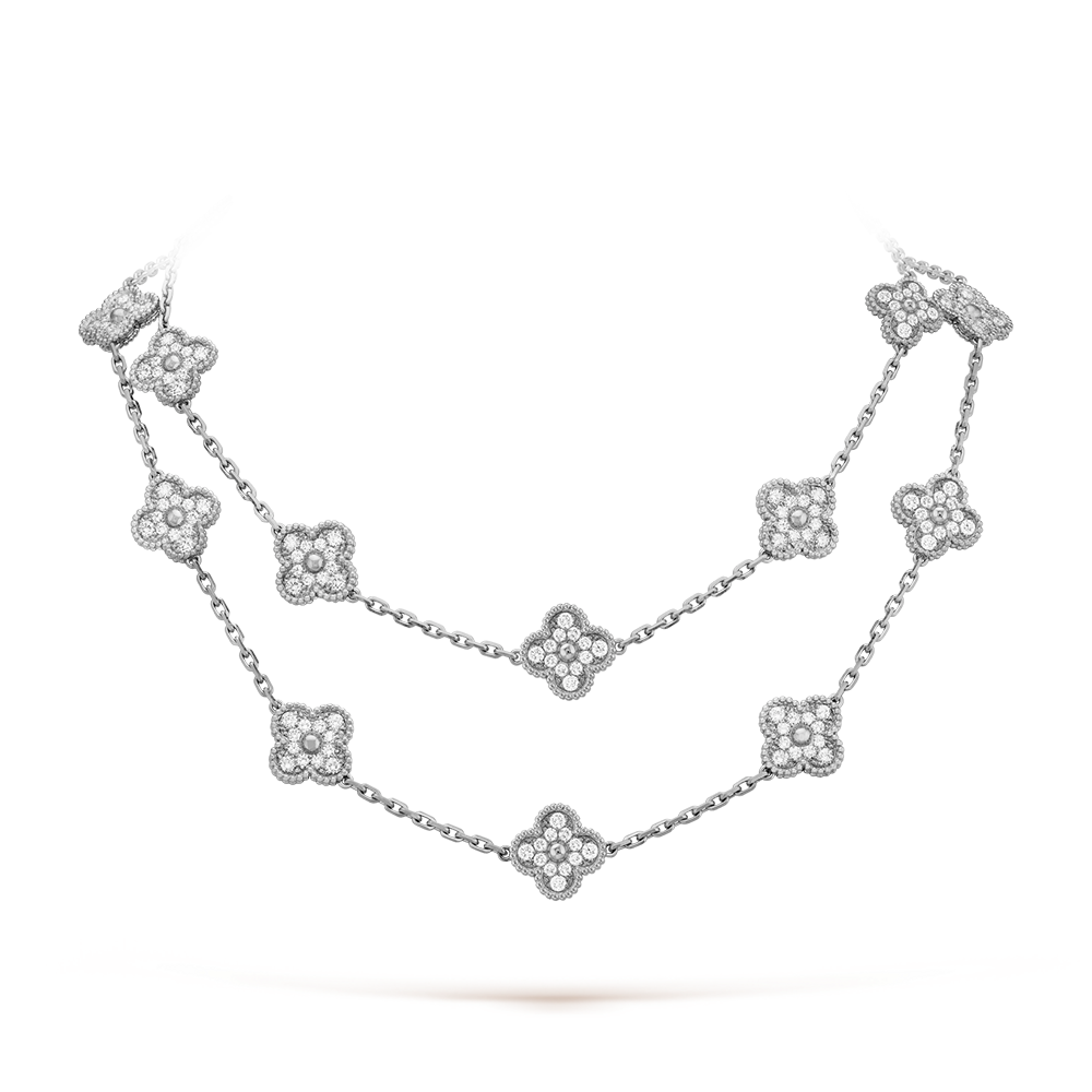 [AuraEcho]CLOVER 20 MOTIFS DIAMOND SILVER