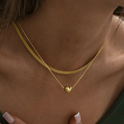 [AuraEcho]Jessica Gold Necklace