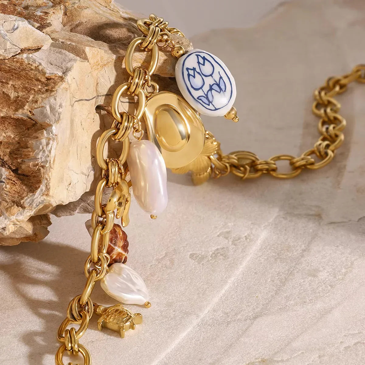 [AuraEcho]Wavecrest Ocean-Inspired Necklace