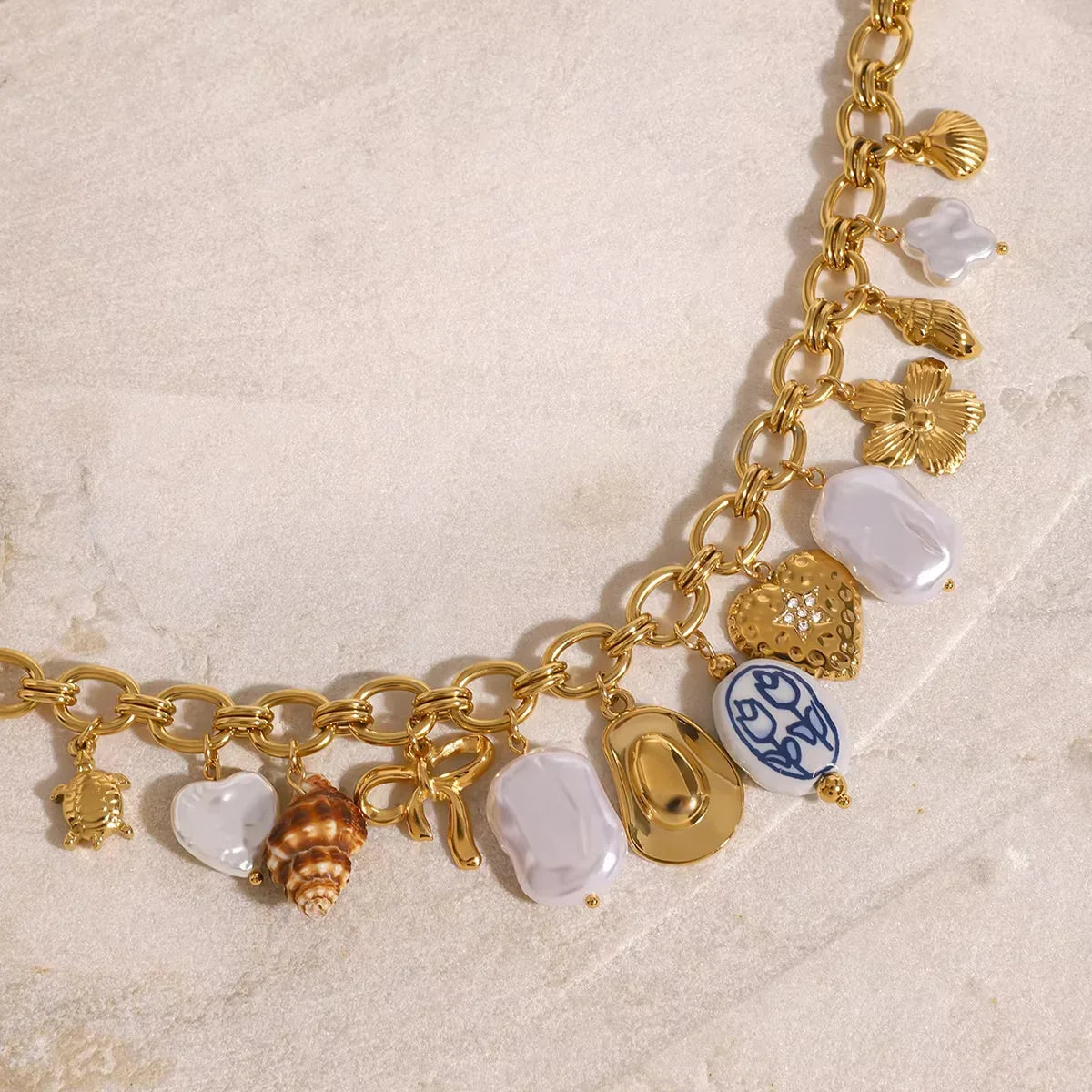 [AuraEcho]Wavecrest Ocean-Inspired Necklace