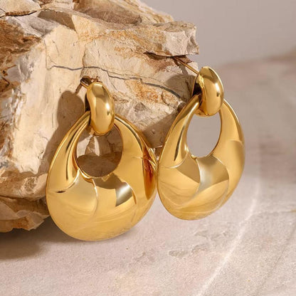 [AuraEcho]Coralyn Gold Earrings