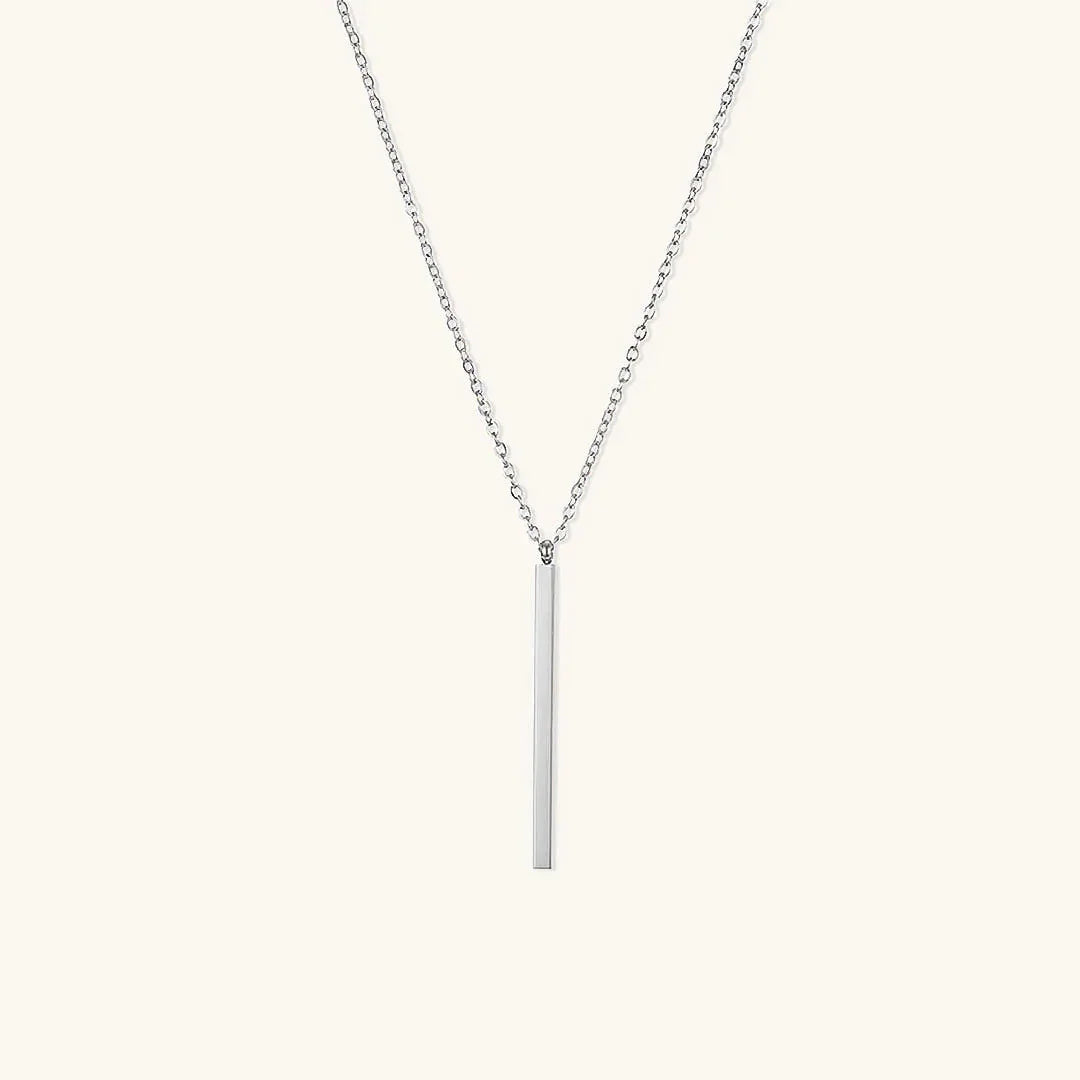 [AuraEcho]Allison Gold Bar Necklace