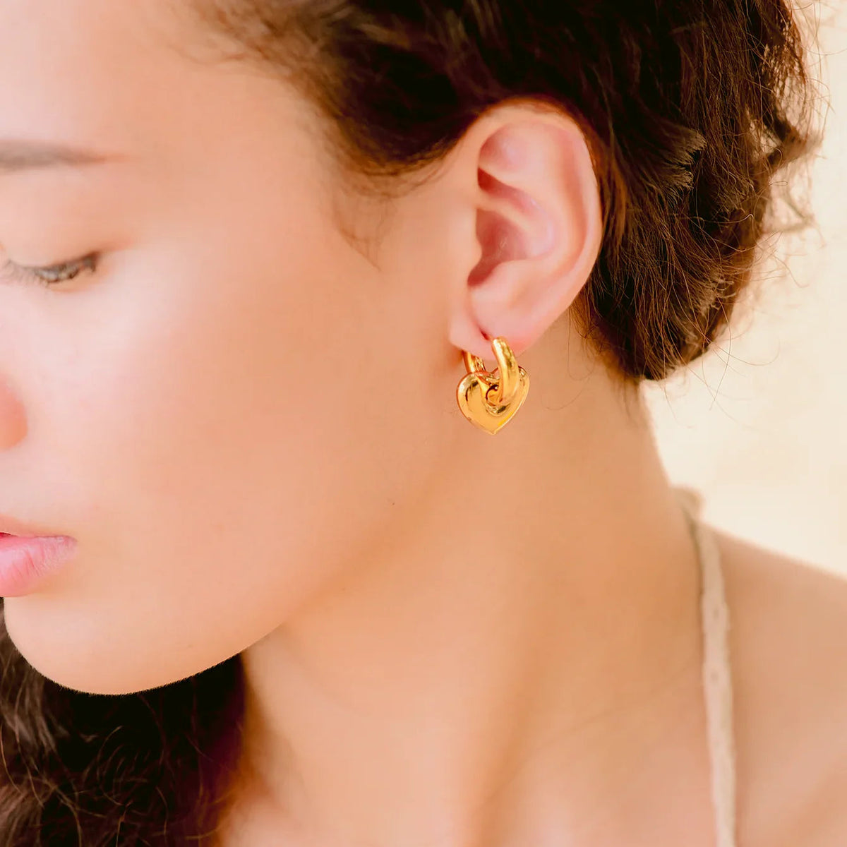 [AuraEcho]Aria's Arrow Gold Earrings