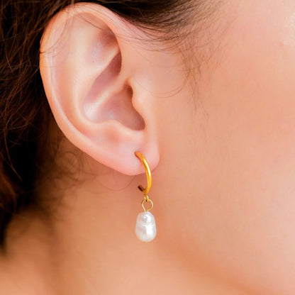 [AuraEcho]Asa Freshwater Pearl Earrings