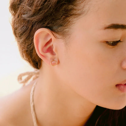 [AuraEcho]Aureole Gold Earrings