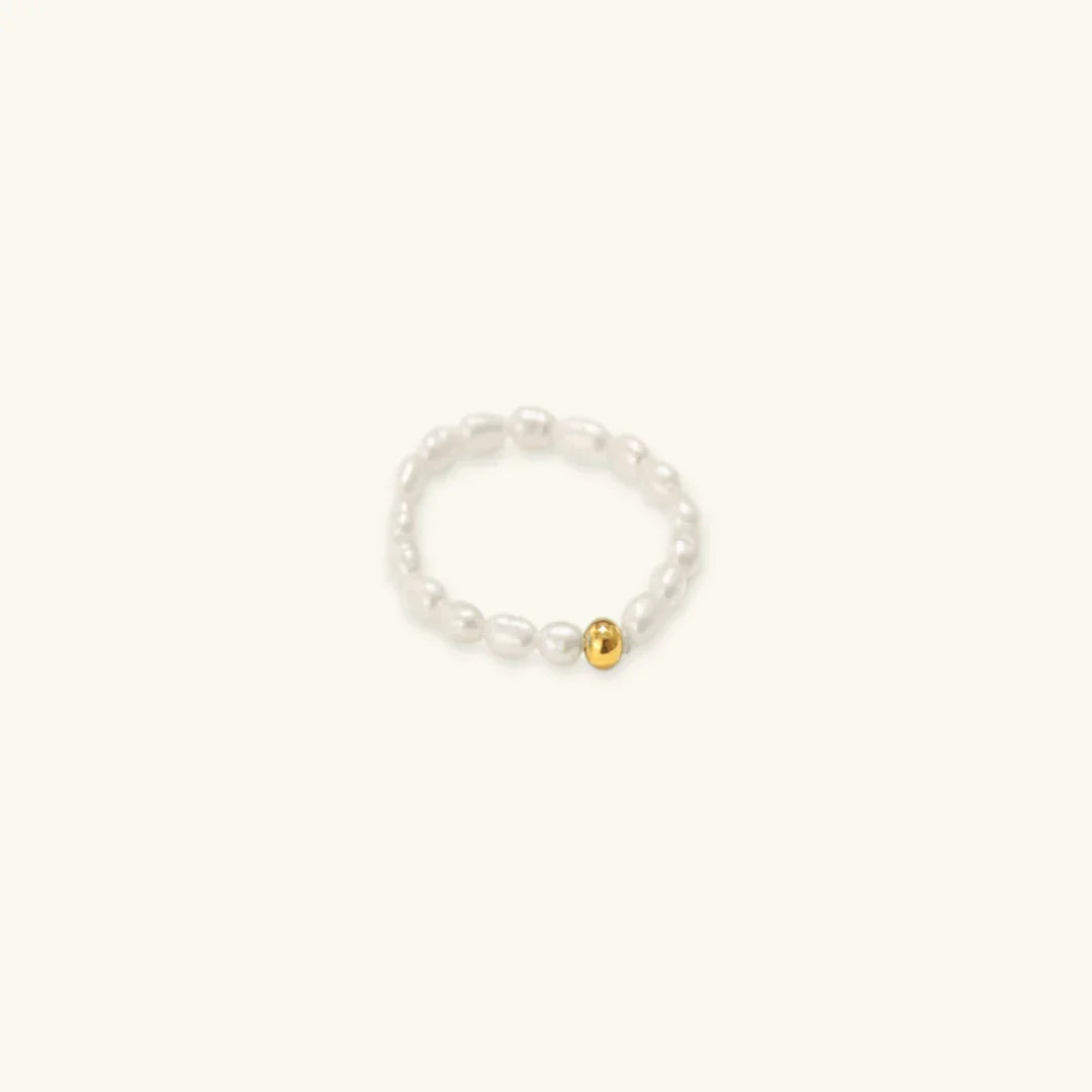 [AuraEcho]Aurora Pearl Band Ring