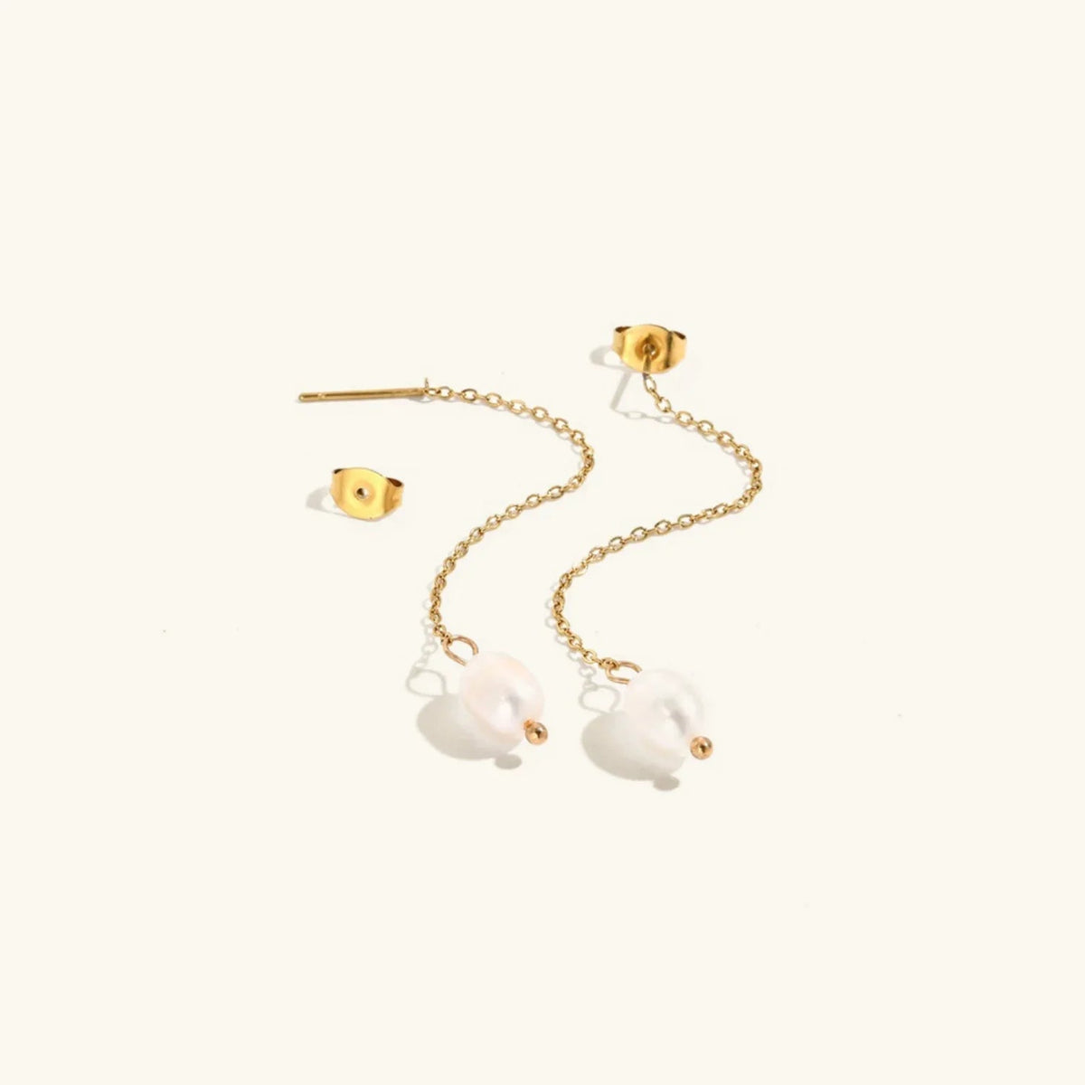 [AuraEcho]Tessa Pearl Tassel Earrings