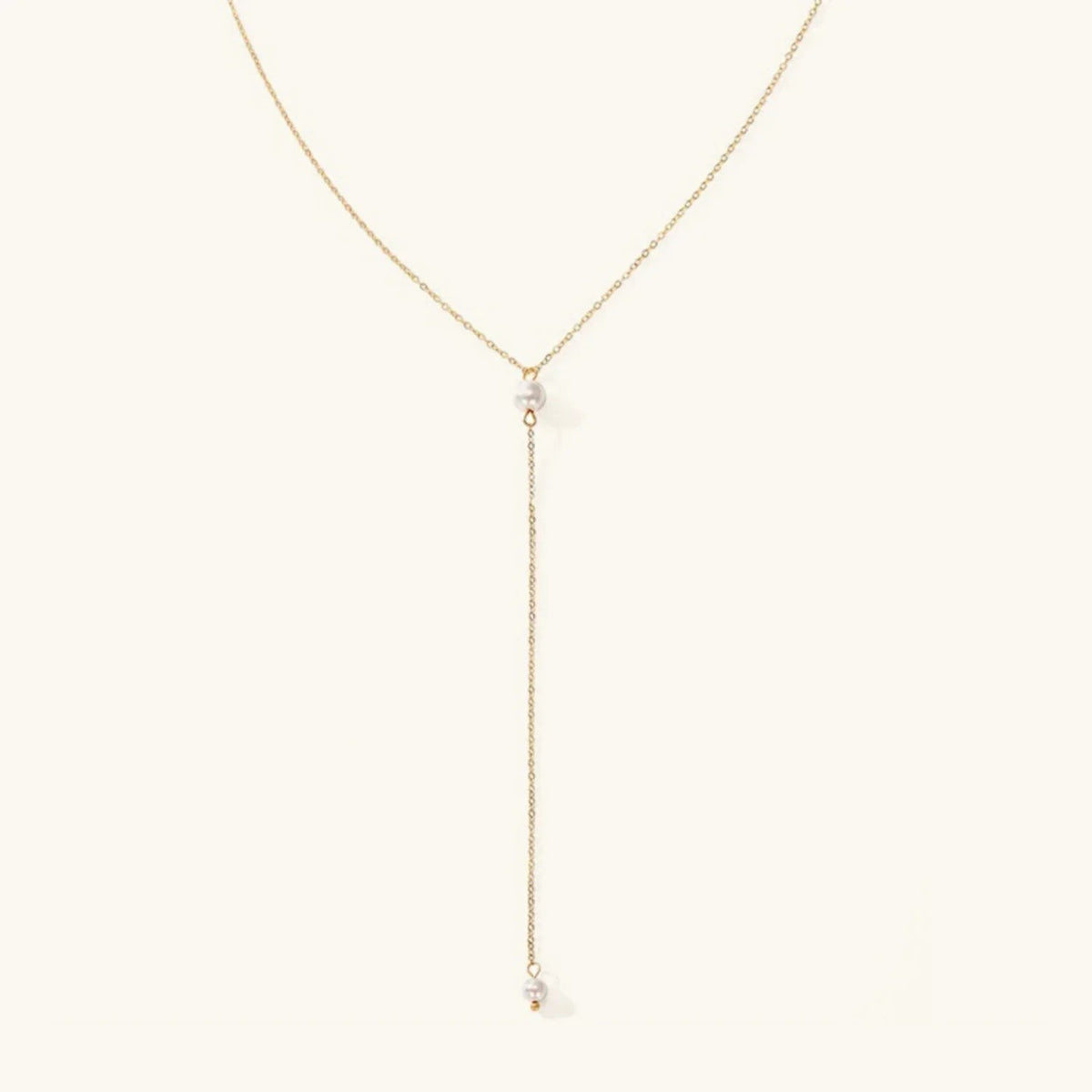 [AuraEcho]Beatrice Pearl Tassel Necklace