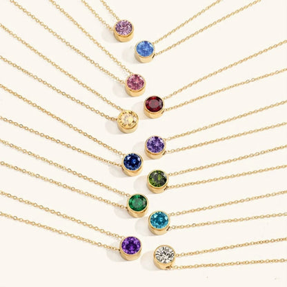 [AuraEcho]Amelia Birthstone Necklace