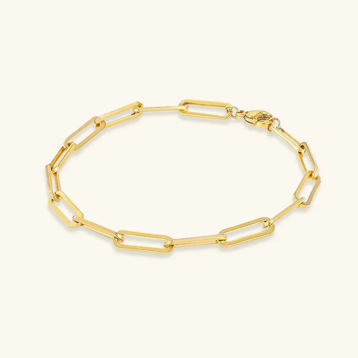 [AuraEcho]Eloise Gold Paperclip Bracelet