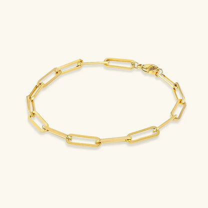 [AuraEcho]Eloise Gold Paperclip Bracelet