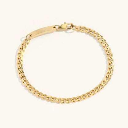[AuraEcho]Rosemary Gold Chain Bracelet