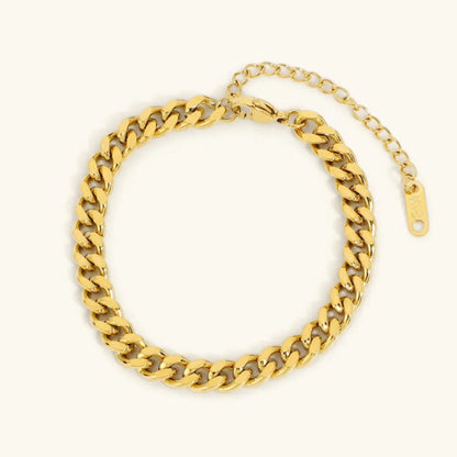 [AuraEcho]Jean Gold Chain Bracelet