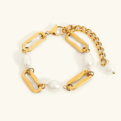 [AuraEcho]Janna Pearl Chain Bracelet