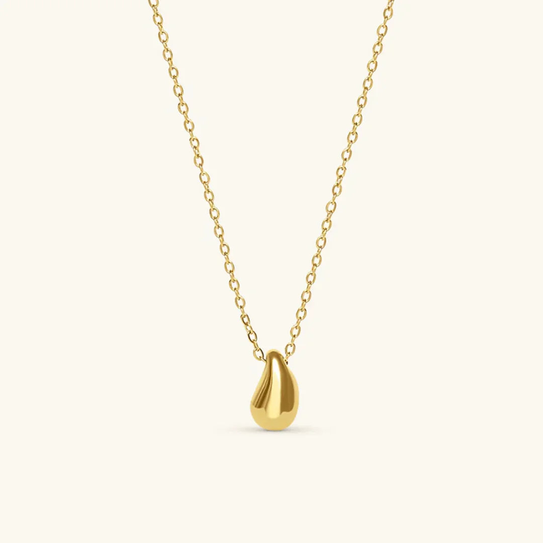 [AuraEcho]Marcelline Gold Teardrop Pendant
