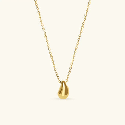 [AuraEcho]Marcelline Gold Teardrop Pendant