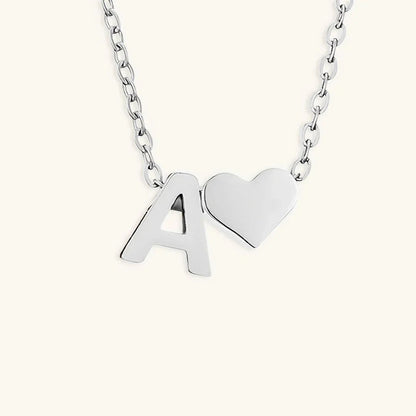 [AuraEcho]Ria Initial Letter Gold Necklace