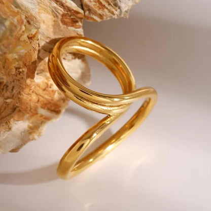 [AuraEcho]Meri Contemporary Gold Ring