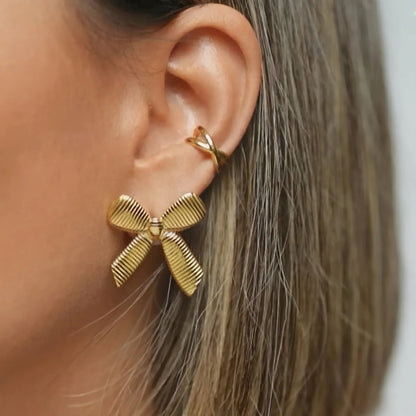 [AuraEcho]Caroline Gold Earrings