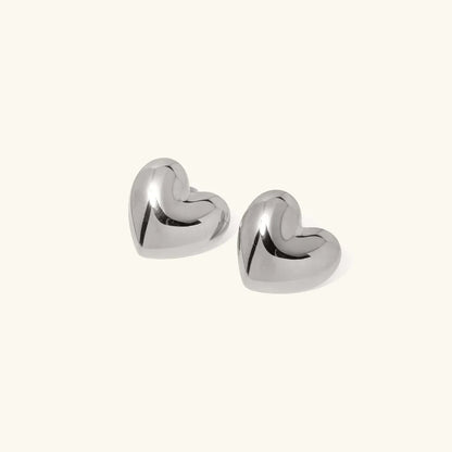 [AuraEcho]Aubree Gold Heart Earrings