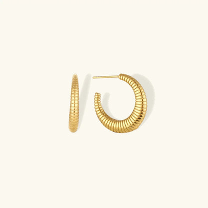 [AuraEcho]Bailey Hoop Earrings