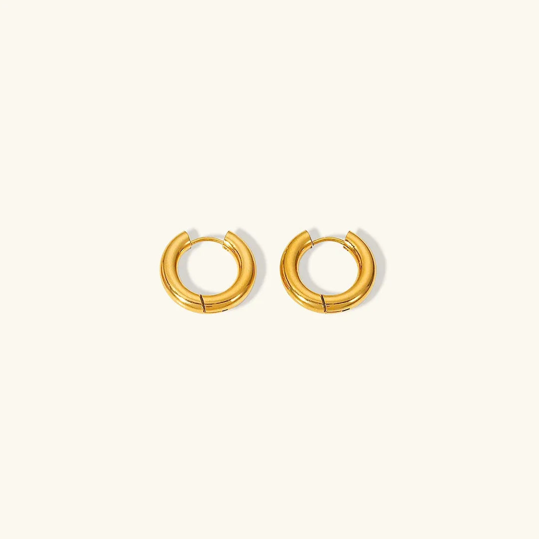 [AuraEcho]Bold Round Hoops
