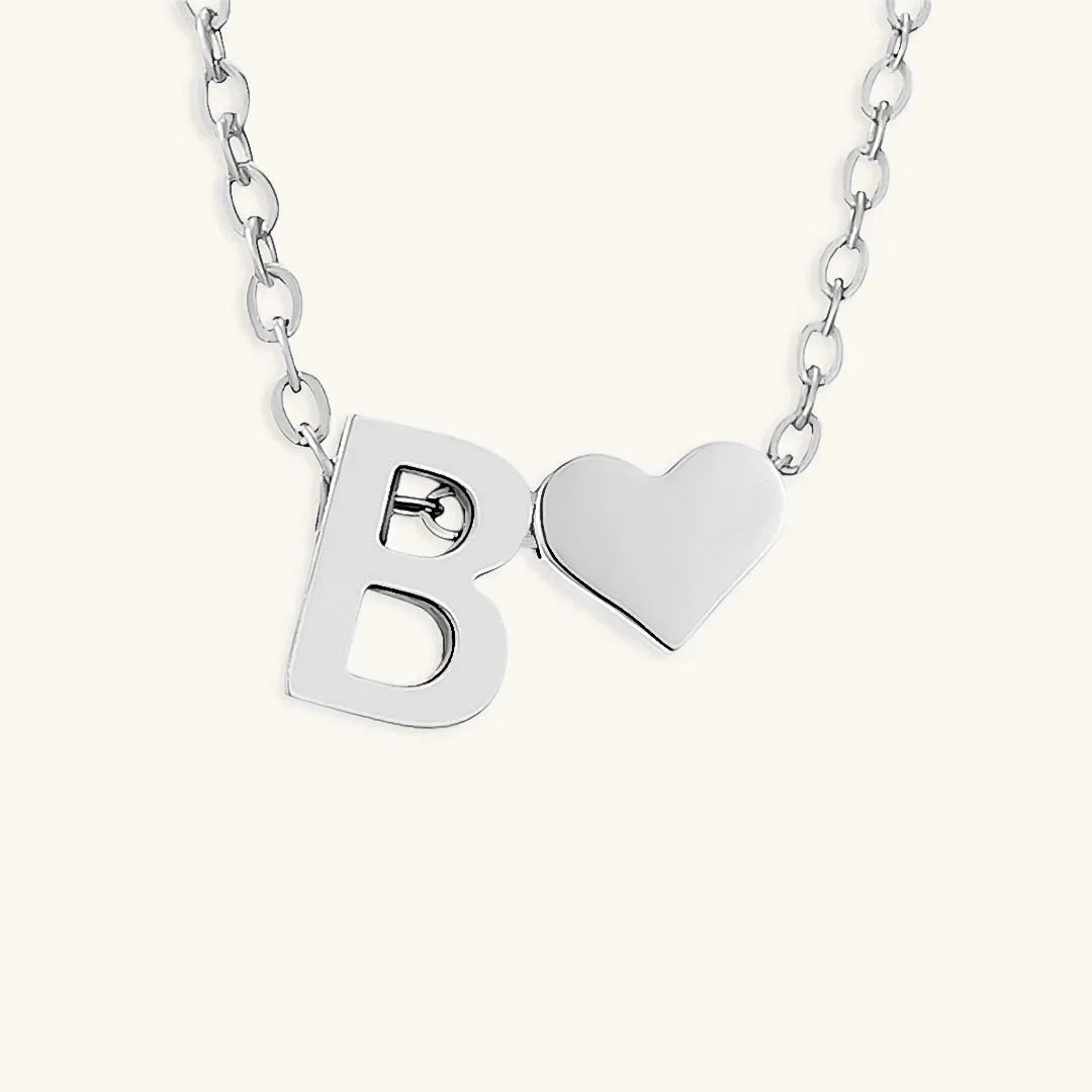 [AuraEcho]Ria Initial Letter Gold Necklace