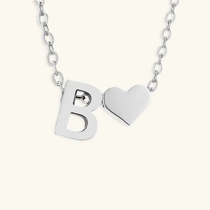 [AuraEcho]Ria Initial Letter Gold Necklace