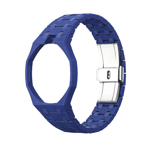 AuraEcho Strap Oak Pop Exclusive Dark Blue Bioceramic Strap