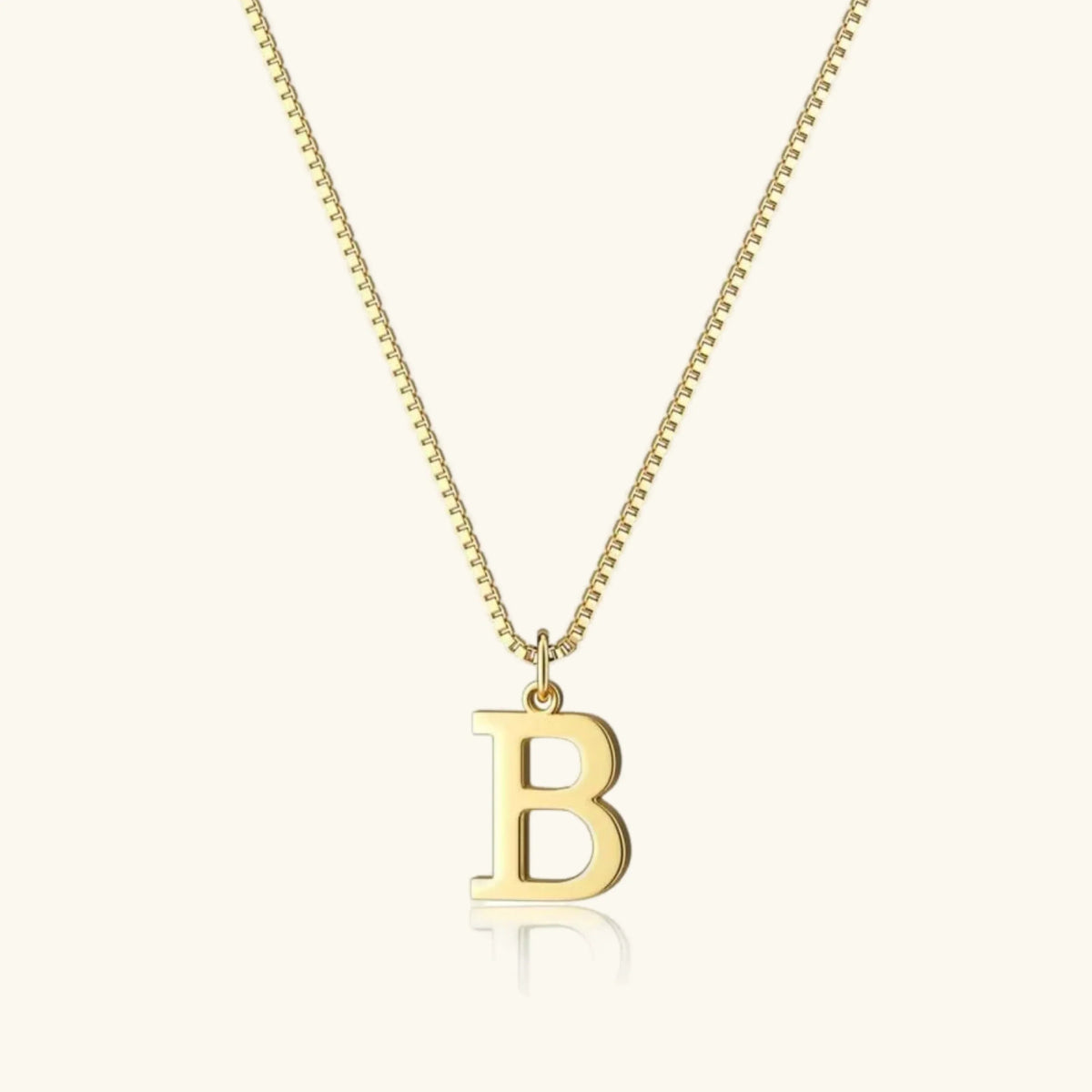 [AuraEcho]Therese Letter Initial Gold Necklace