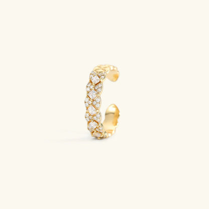 [AuraEcho]Camille Gold Patterned Ring